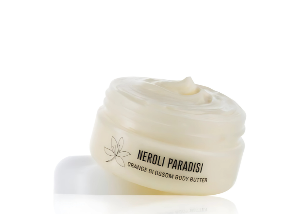 Indulge your skin with the rich, luxurious moisture of Neroli Paradisi Orange Blossom Body Butter – Ultimate Hydration for Dry Skin.